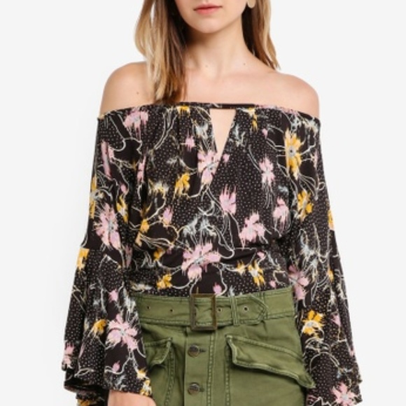 Free People Last Time Printed Top - Picture 3 of 4